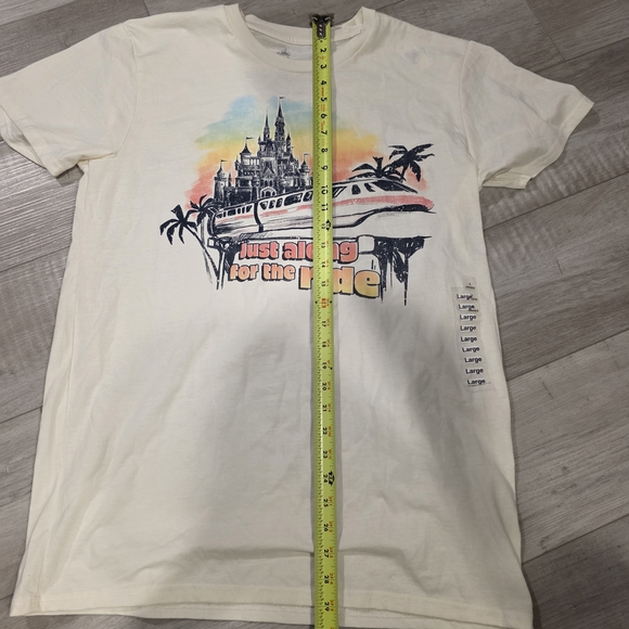 Disney Monorail Just Along For The Ride Adult Shirt - Picture 7 of 8